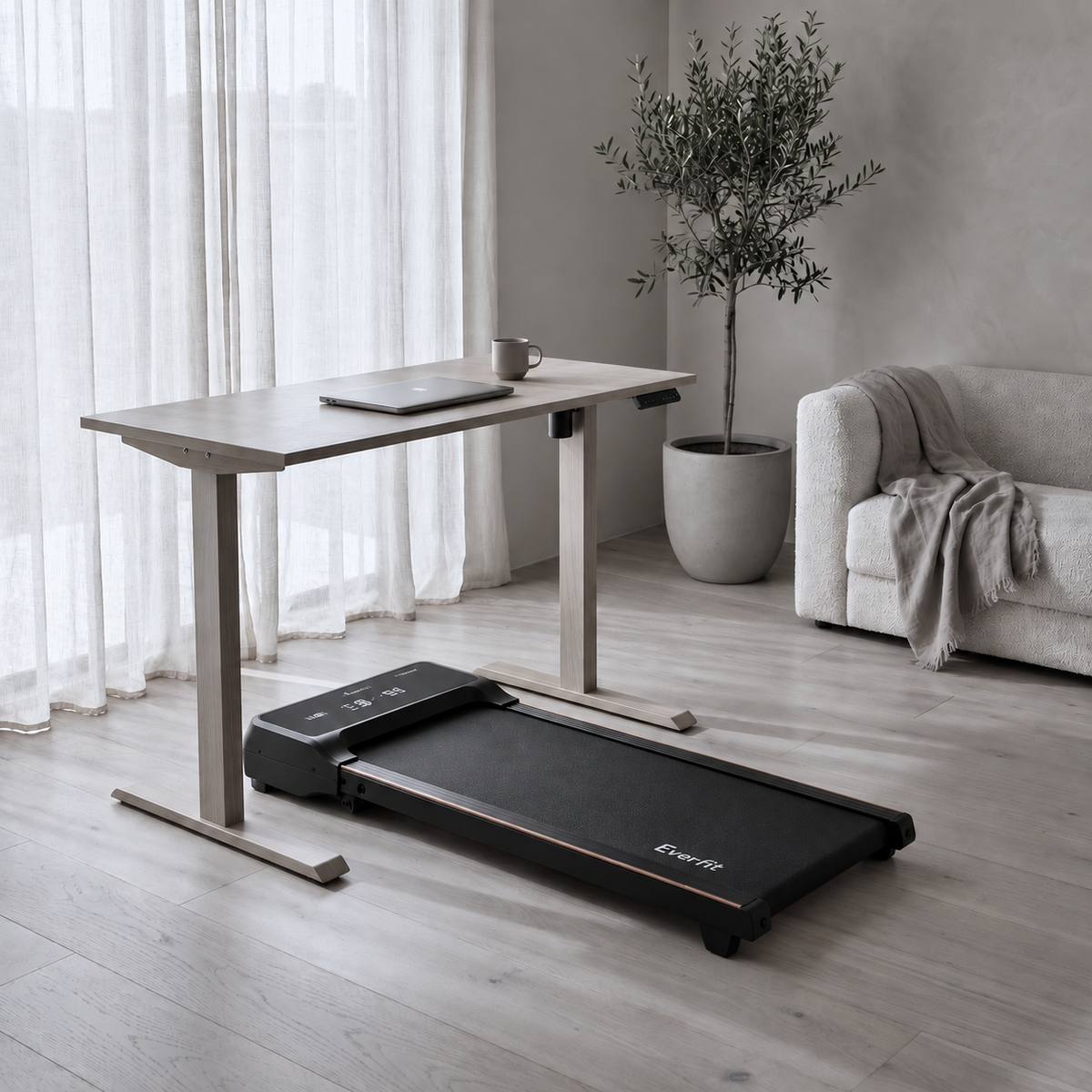 Under-Desk Incline Walking Pad