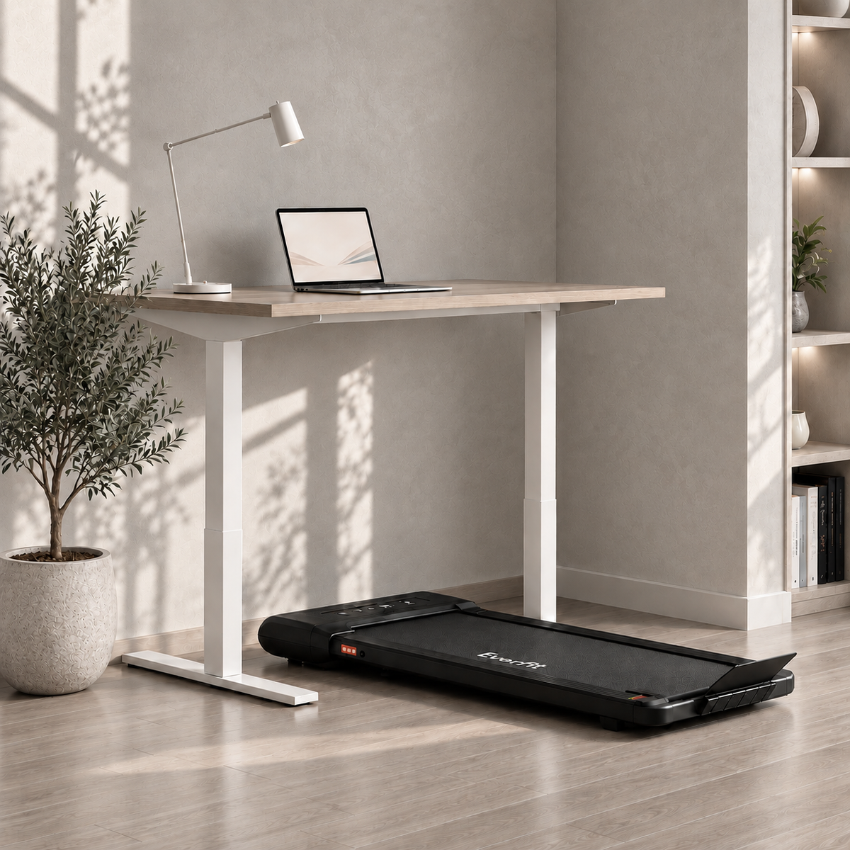 Walking Pad Treadmill with Handrail