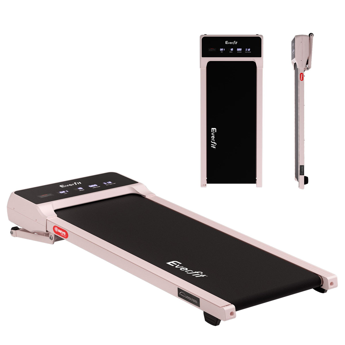 Under-Desk Incline Walking Pad in Pink