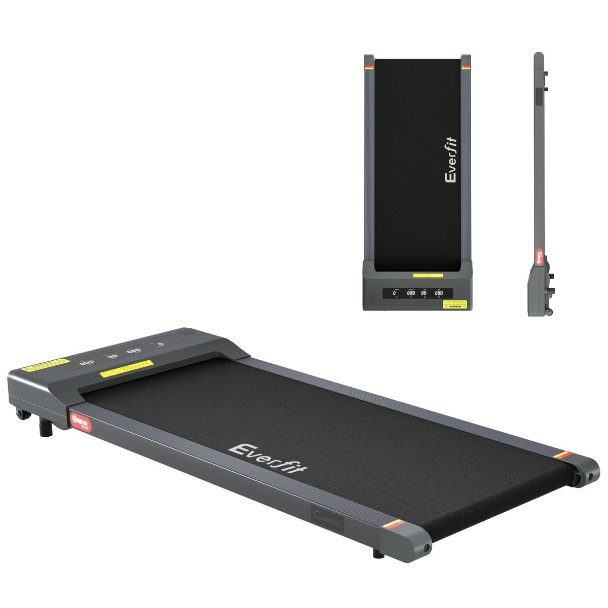 Slim Under-Desk Walking Pad in Grey