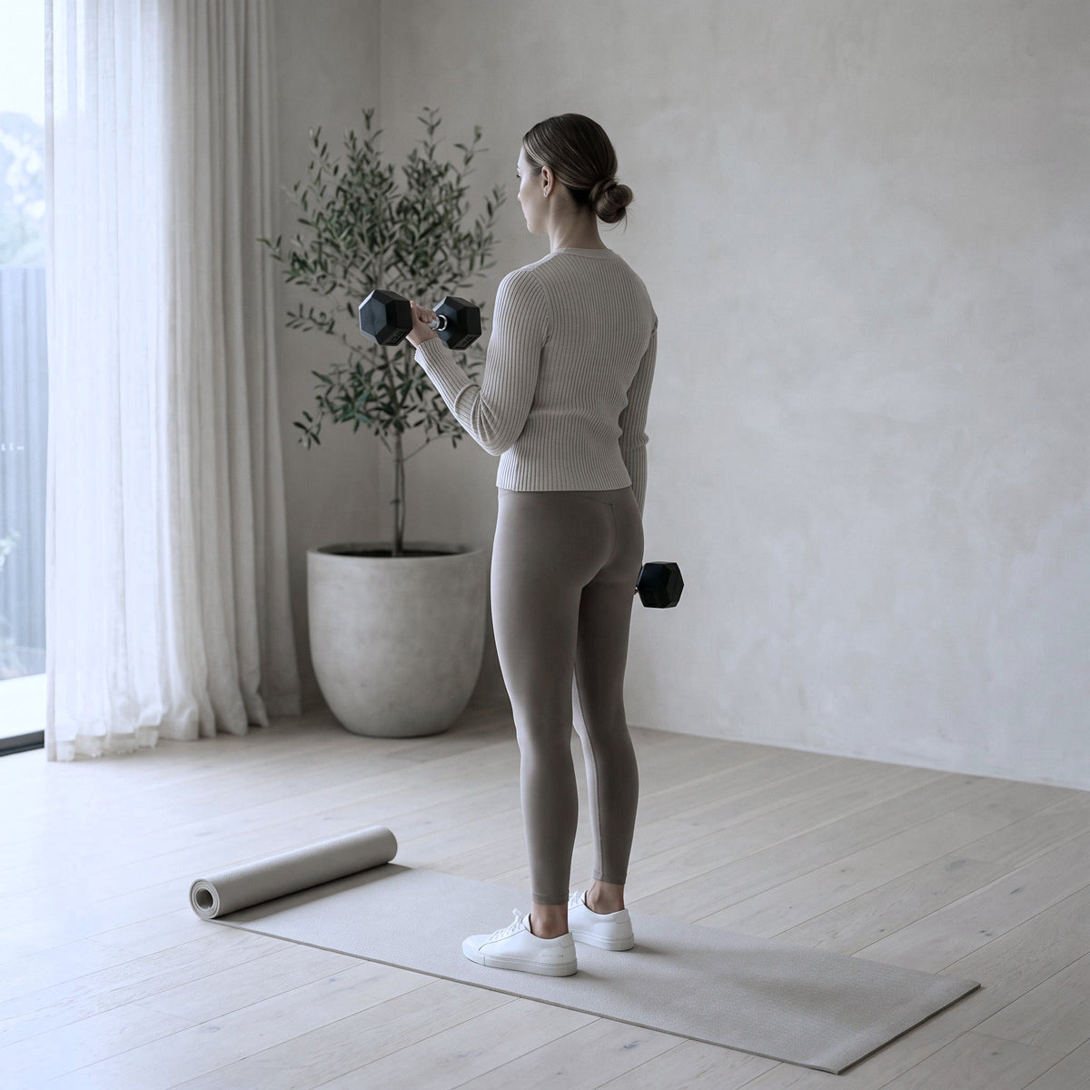 Alyn Haus Rubber Hex Dumbbells (Pair)